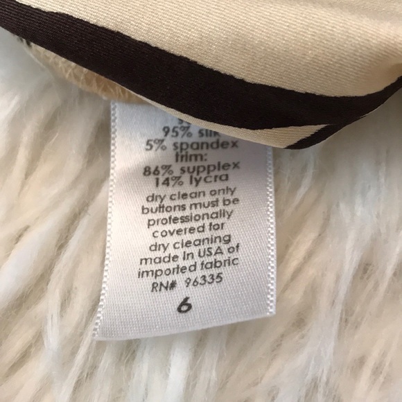 4/$25 SUSANA MONACO BROWN AND CREAM FLORAL DRESS - Picture 7 of 8